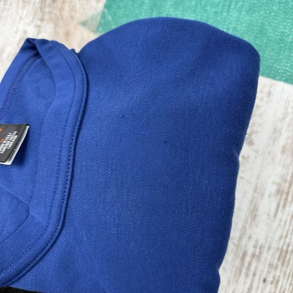 Patagonia Capilene Shirt Sz L Blue Long Sleeve Hike Cool Climb Lightweight USA - Picture 9 of 9